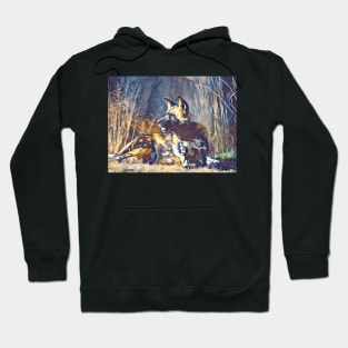 African Painted Dog Hoodie